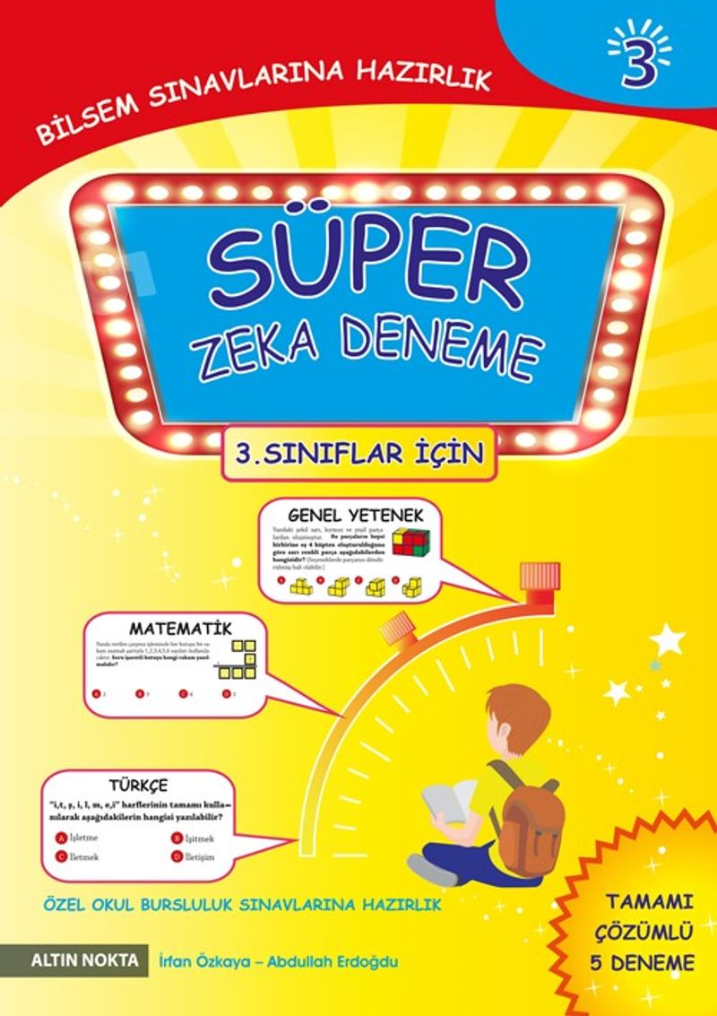 Süper Zeka Deneme 3 (3. Sınıflar İçin) kitap kapağı