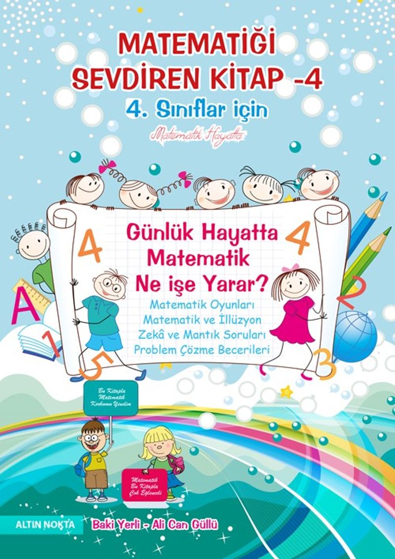 Matematiği Sevdiren Kitap 4 (4. Sınıflar İçin) kitap kapağı