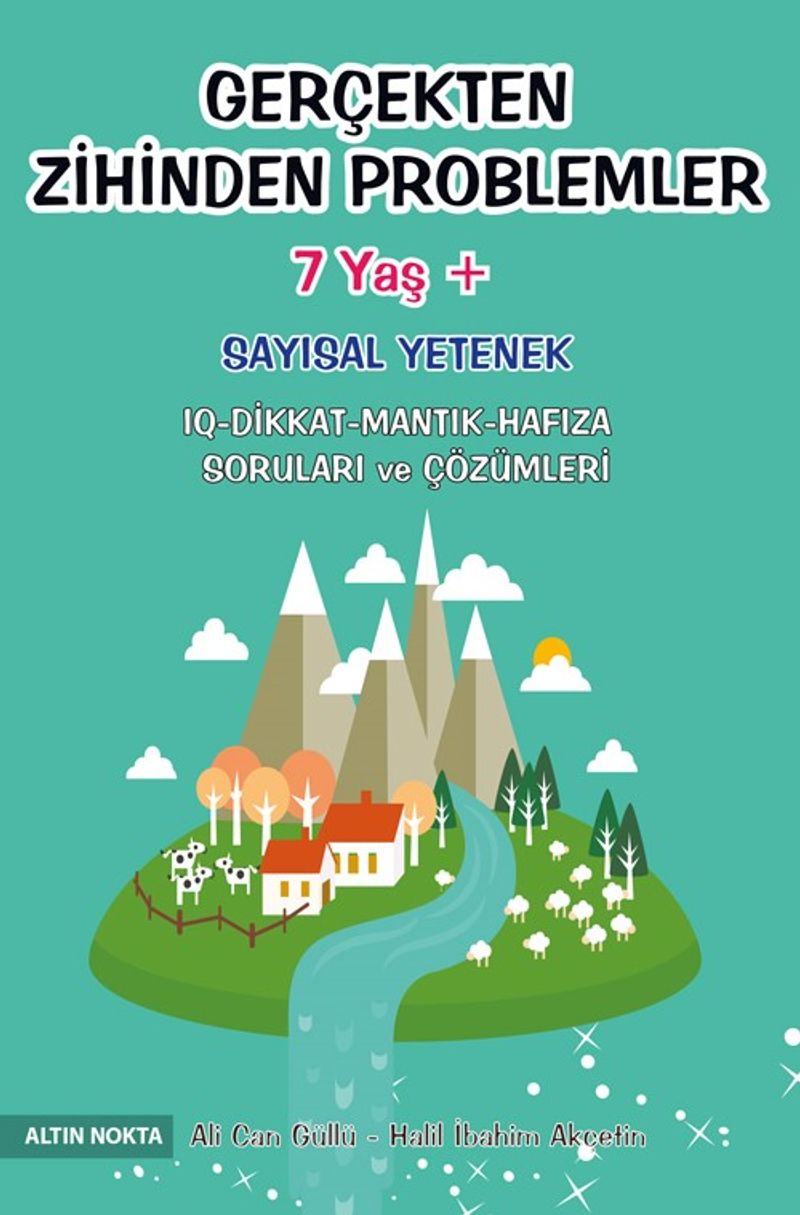 Gerçekten Zihinden Problemler -2 (7 Yaş+ Bilsem Sınavlarına - Matematik Yarışmalarına Hazırlık) kitap kapağı