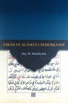 Esbab ve Alamat-ı Semerkandi kitap kapağı