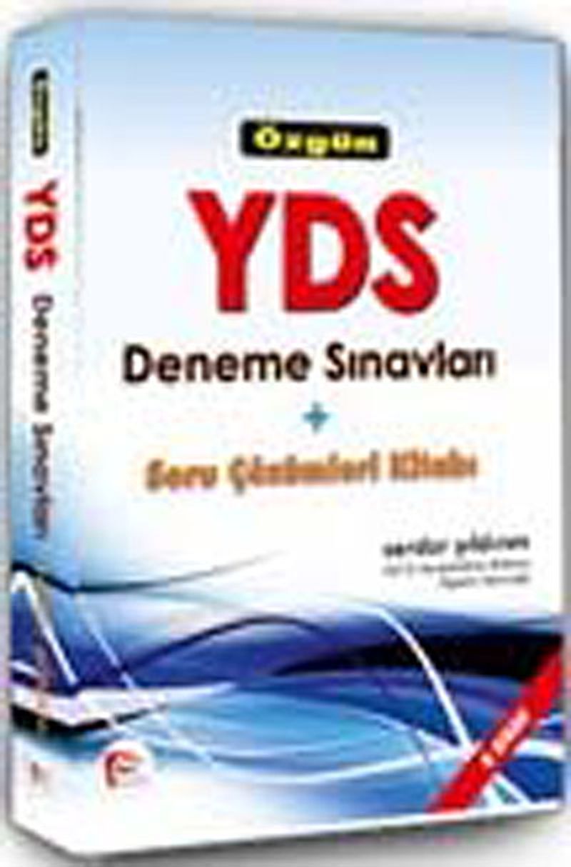 Özgün YDS Deneme Sınavları ve Soru Çözümleri Kitabı (8 Sınav) kitap kapağı