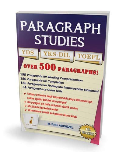 Paragraph Studies YDS - YÖKDİL - YKSDİL – TOEFL kitap kapağı