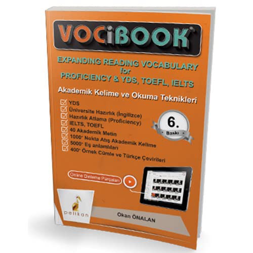 VOCİBOOK Akademik Kelime ve Okuma Teknikleri kitap kapağı
