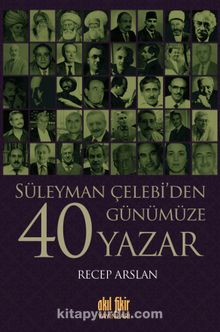 Süleyman Çelebi’den Günümüze 40 Yazar kitap kapağı