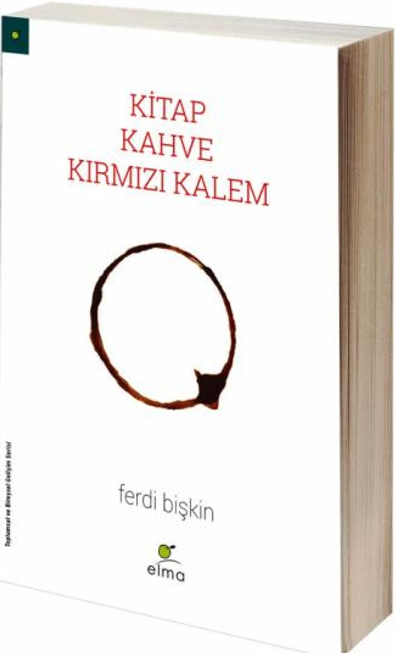 Kitap, Kahve, Kırmızı Kalem (Ciltli) kitap kapağı