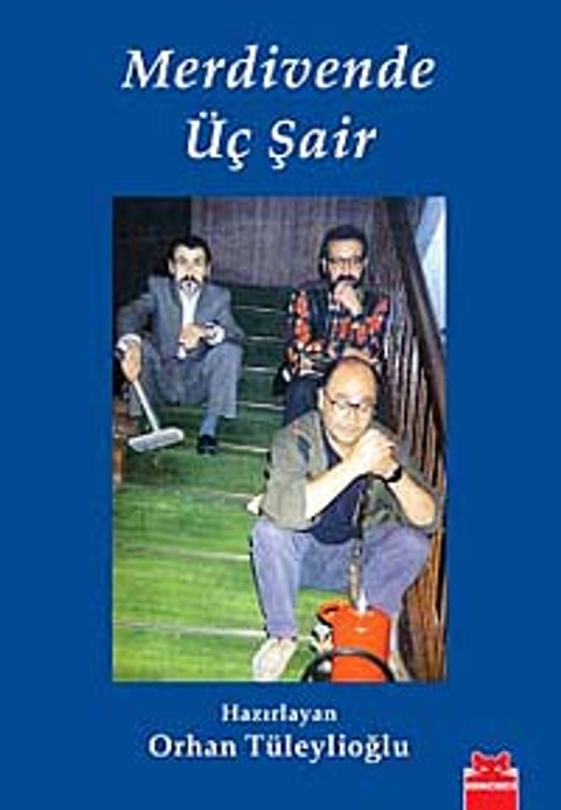 Merdivende Üç Şair kitap kapağı