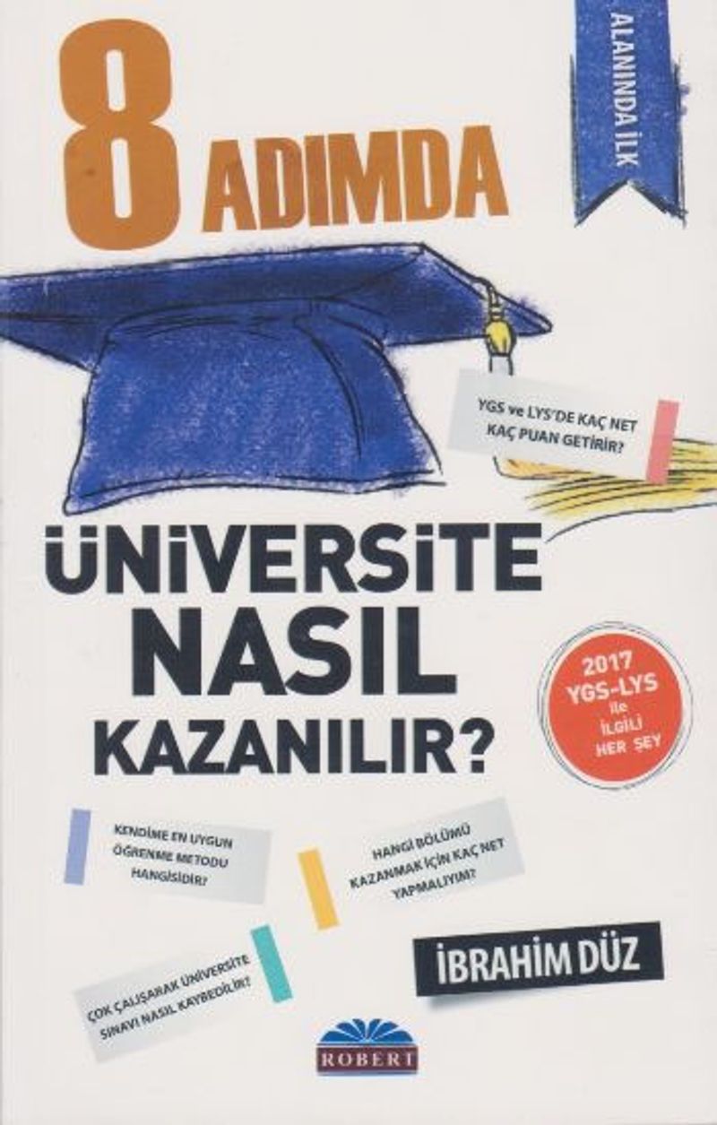 8 Adımda Üniversite Nasıl Kazanılır? kitap kapağı