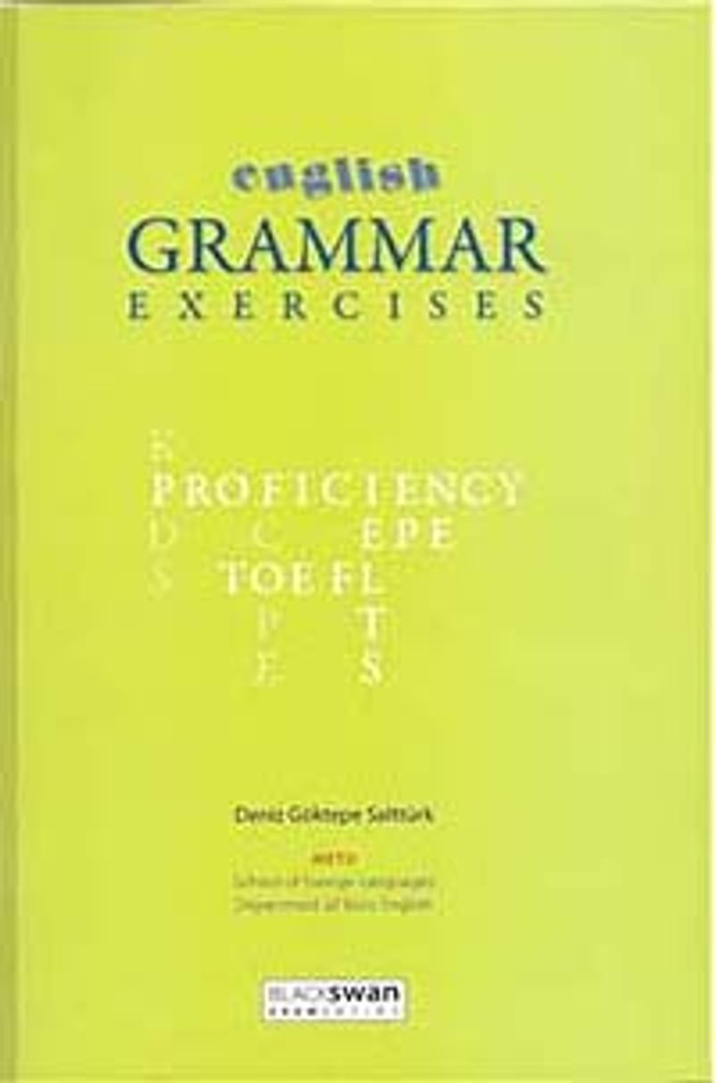 English Grammar Exercises kitap kapağı