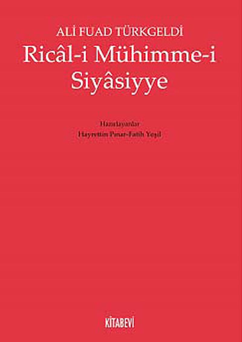 Rical-i Mühimme-i Siyasiyye kitap kapağı