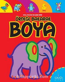 Örneğe Bakarak Boya - Hayvanlar 1 (Fil) kitap kapağı