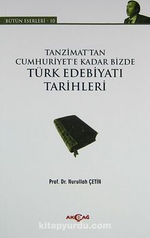Tanzimat'tan Cumhuriyet'e Kadar Bizde Türk Edebiyatı Tarihleri kitap kapağı