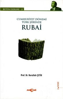 Cumhuriyet Dönemi Türk Şiirinde Rubai kitap kapağı