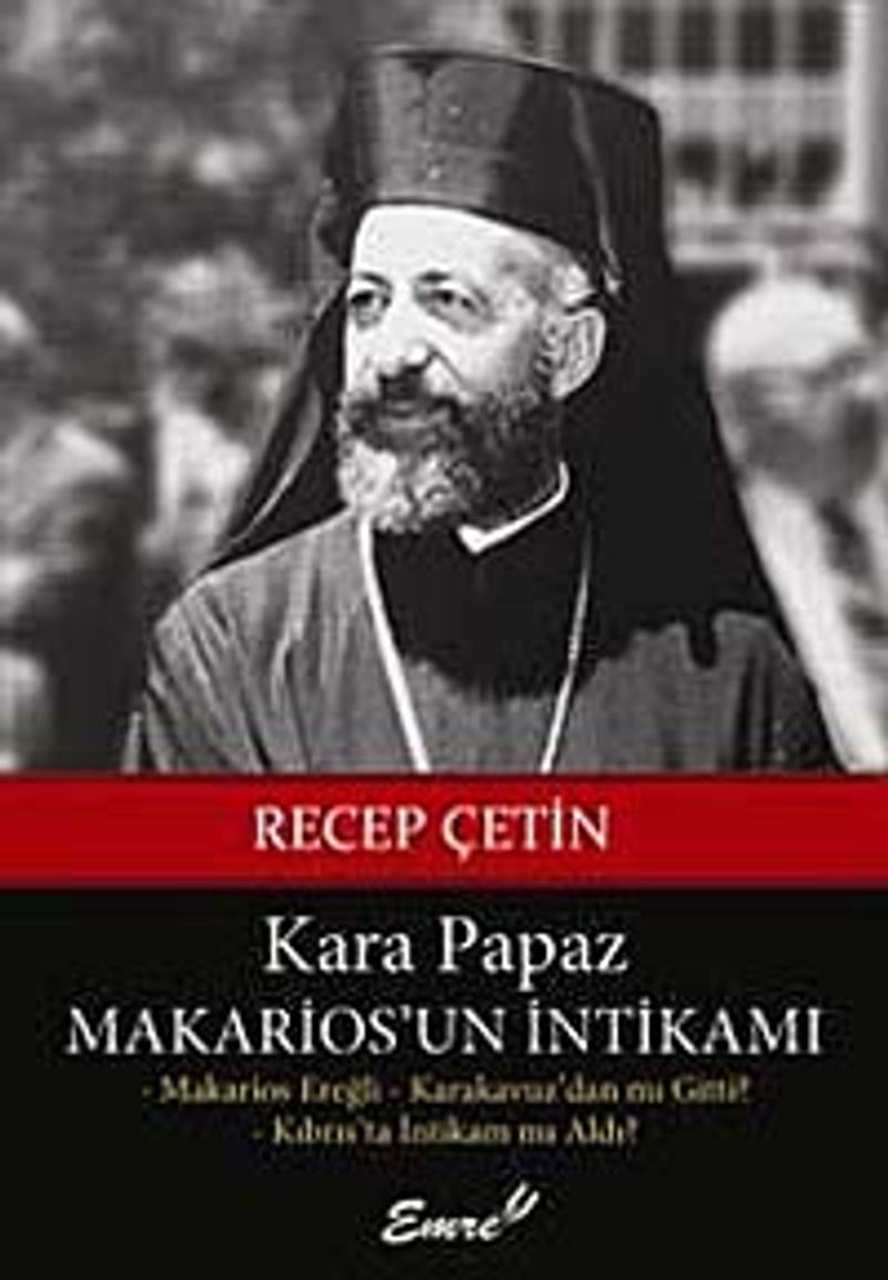 Kara Papaz Makarios'un İntikamı kitap kapağı
