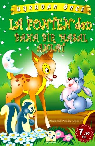 Uykudan Önce La Fontenden Bana Bir Masal Anlat - Ciltli kitap kapağı