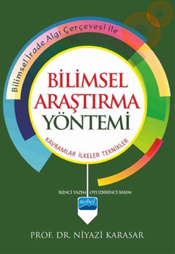 Bilimsel Araştırma Yöntemi Kavramlar İlkeler Teknikler kitap kapağı