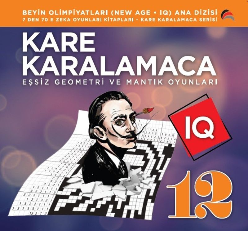 Kare Karalamaca 12 Eşsiz Geometri ve Mantık Oyunları kitap kapağı