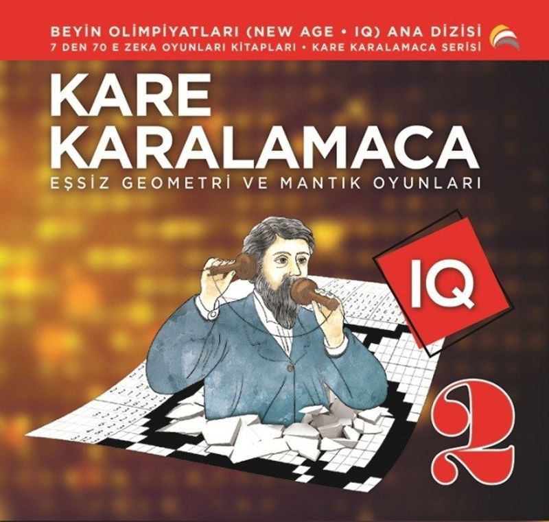 Kare Karalamaca 2 Eşsiz Geometri ve Mantık Oyunları kitap kapağı