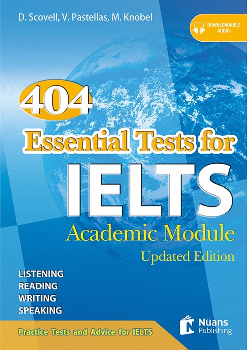 404 Essential Tests for IELTS +Audio kitap kapağı