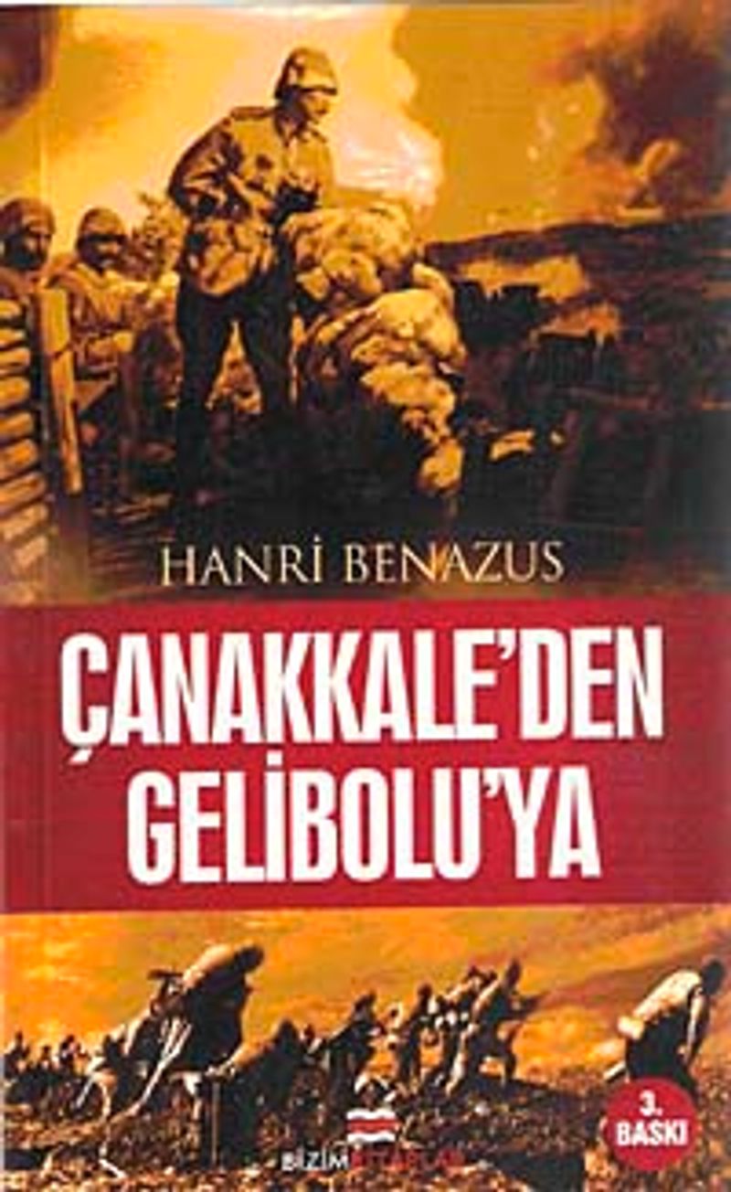 Çanakkaleden Gelibolu'ya kitap kapağı