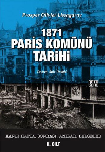 1871 Paris Komünü Tarihi 2. Cilt kitap kapağı