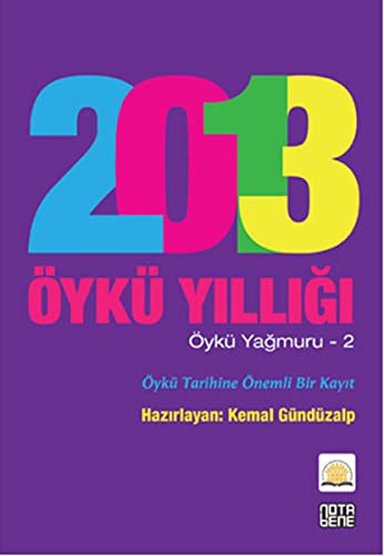 2013 Öykü Yıllığı Öykü Yağmuru -2 kitap kapağı