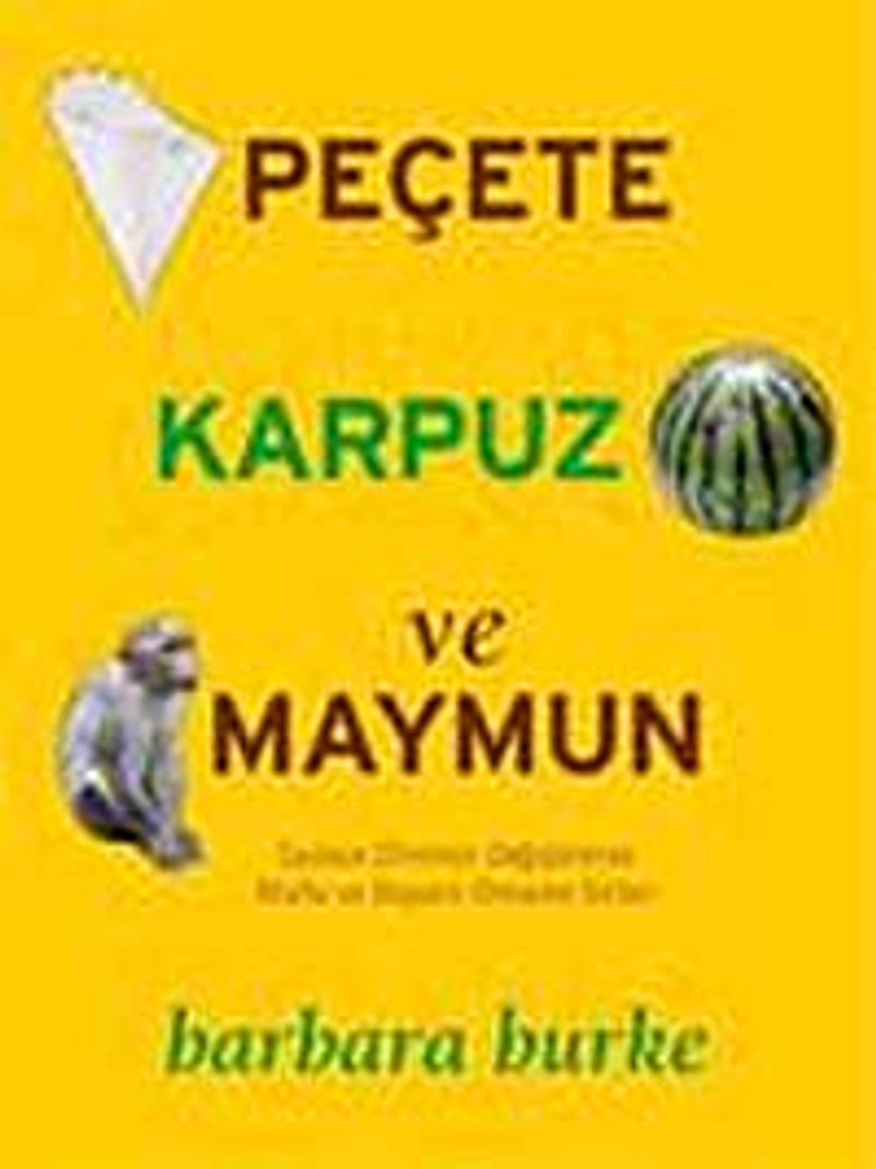 Peçete Karpuz ve Maymun kitap kapağı