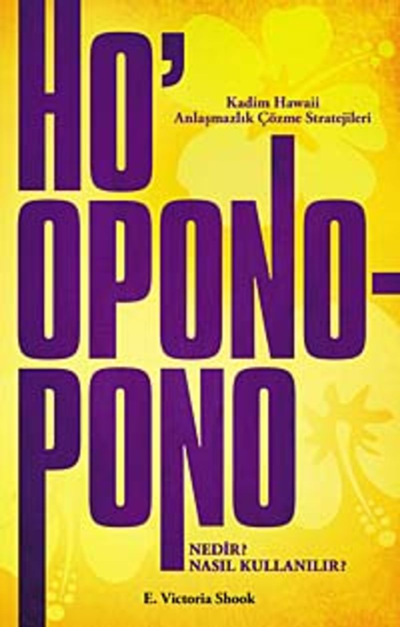 Hooponopono Kadim Hawaii Anlaşmazlık Çözme Stratejileri kitap kapağı
