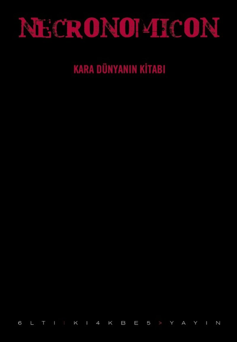 Necronomicon Kara Dünyanın Kitabı kitap kapağı