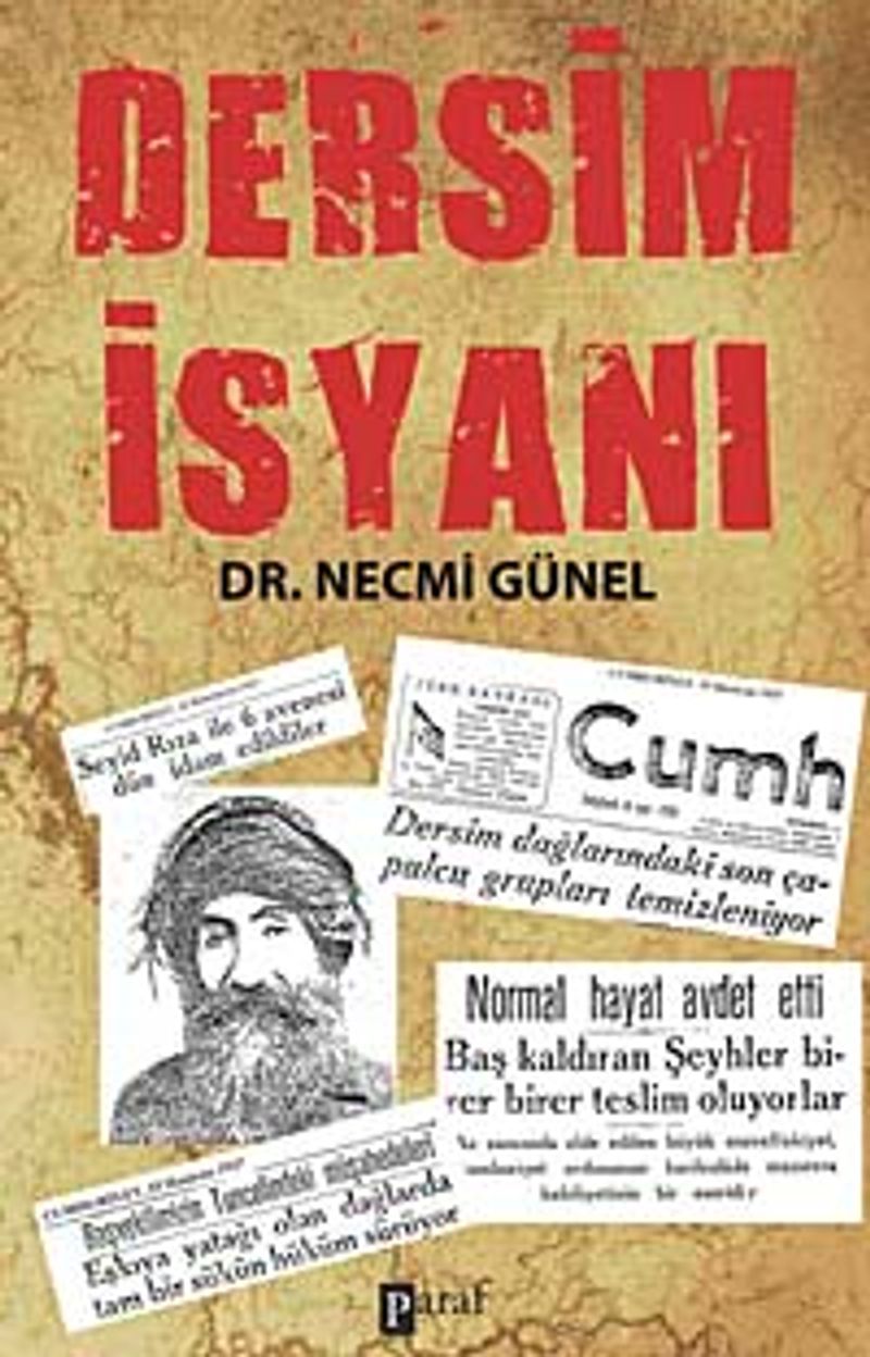 Dersim İsyanı kitap kapağı