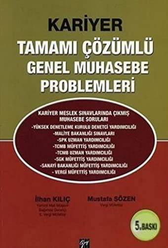 Kariyer Tamamı Çözümlü Genel Muhasebe Problemleri kitap kapağı