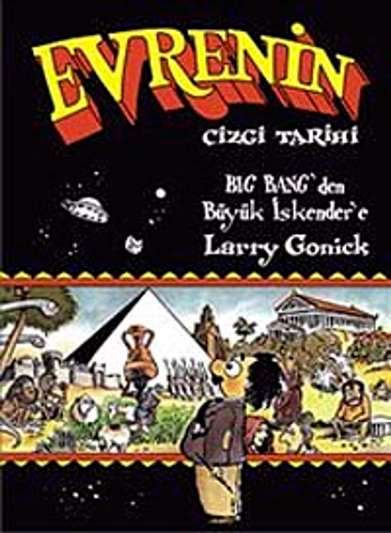 Evrenin Çizgi Tarihi Big Bang'den Büyük İskender'e kitap kapağı