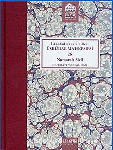 İstanbul Kadı Sicilleri Üsküdar Mahkemesi 26 Numaralı Sicil (H.970-971/M.1562-1563) kitap kapağı