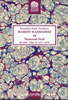 İstanbul Kadı Sicilleri Hasköy Mahkemesi 10 Numaralı Sicil (H.1085-1090/M.1674-1679) kitap kapağı