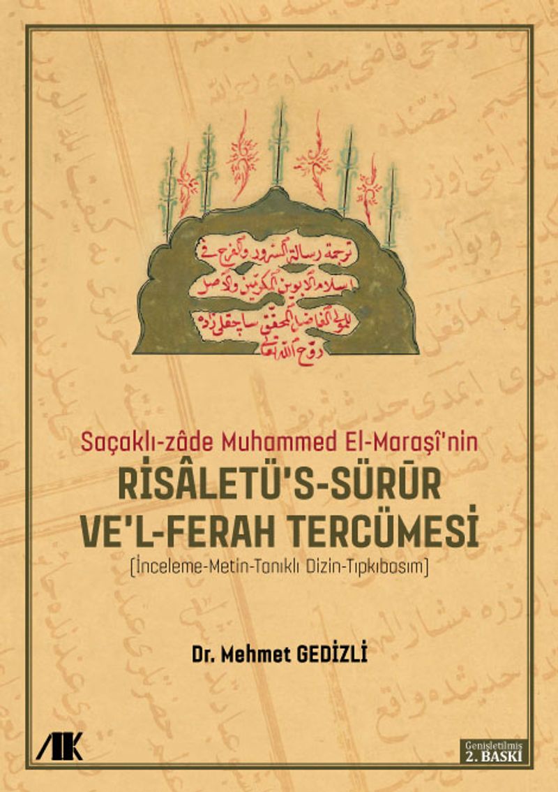 Saçaklı-Zade Muhammed El-Maraşi'nin Risaletü's-sürur ve'l-ferah Tercümesi kitap kapağı