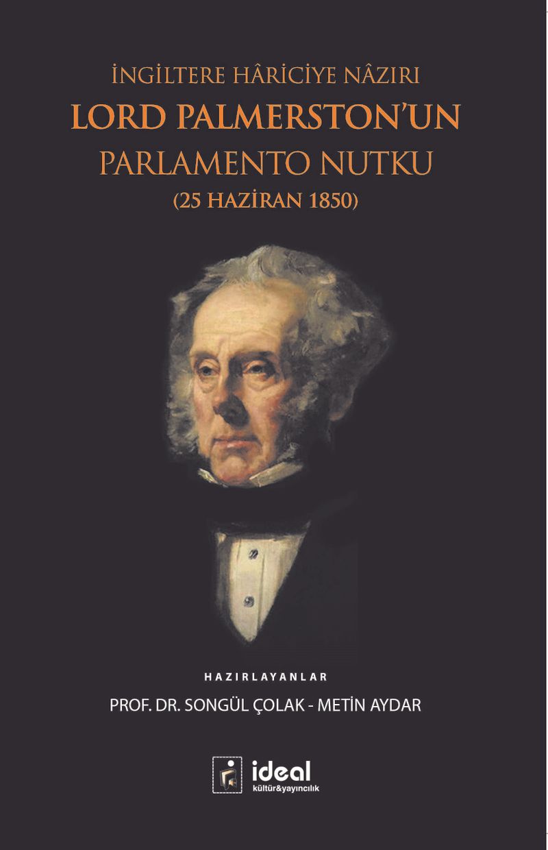 İngiltere Hariciye Nazırı Lord Palmerston'un Parlamento Nutku (25 Haziran 1850) kitap kapağı