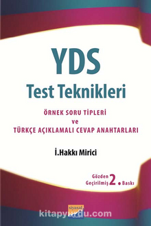 YDS Test Teknikleri kitap kapağı