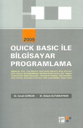Quick Basic ile Bilgisayar Programlama kitap kapağı