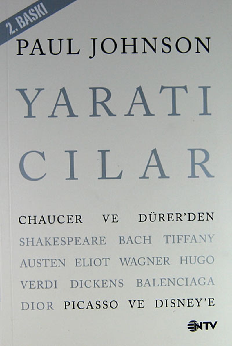Yaratıcılar Chaucer ve Dürer'den Picasso ve Disney'e kitap kapağı