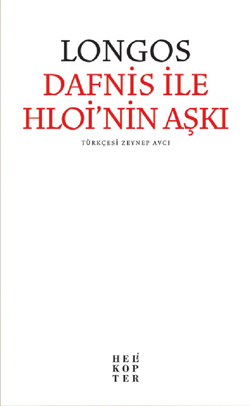 Dafnis ile Hloi'nin Aşkı kitap kapağı
