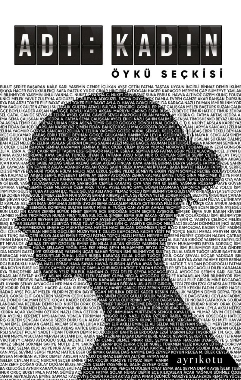 Adı: Kadın Öykü Seçkisi kitap kapağı