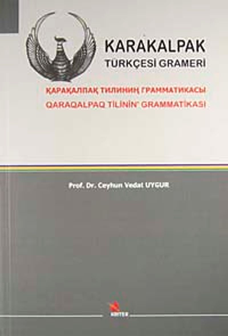 Karakalpak Türkçesi Grameri kitap kapağı