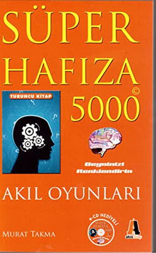 Süper Hafıza 5000 Beyninizi Renklendirin Turuncu Kitap kitap kapağı