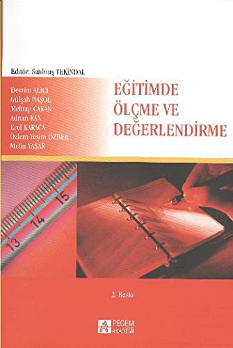 Eğitimde Ölçme ve Değerlendirme (Editör:Satılmış Tekindal) kitap kapağı
