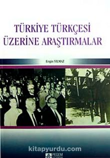 Türkiye Türkçesi Üzerine Araştırmalar kitap kapağı