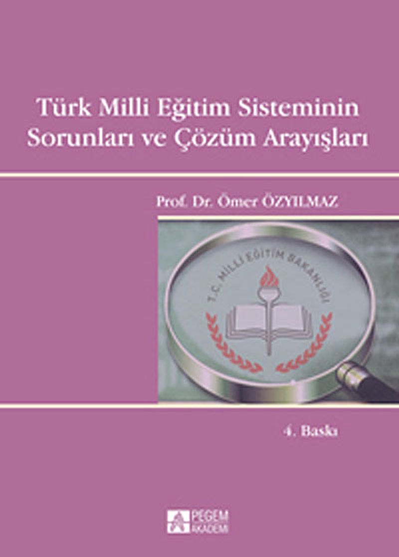 Türk Milli Eğitim Sisteminin Sorunları ve Çözüm Arayışları kitap kapağı