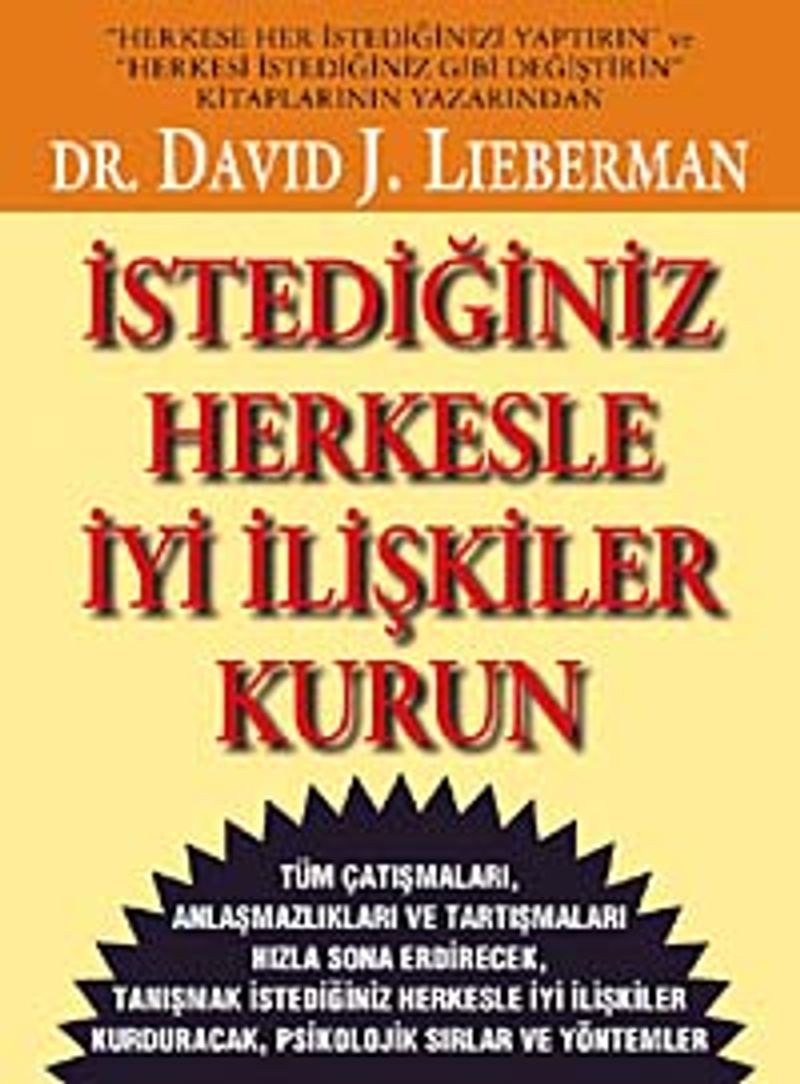 İstediğiniz Herkesle İyi İlişki Kurun kitap kapağı