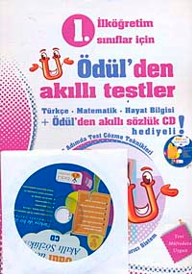 İlköğretim 1. Sınıf Ödül'den Akıllı Testler kitap kapağı
