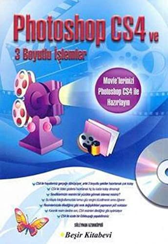 Photoshop Cs4 ve 3 Boyutlu İşlemler kitap kapağı