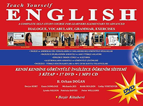 Kendi Kendinize Görüntülü İngilizce Öğrenim Seti / Teach Yourself English (3 Kitap+17 Dvd) kitap kapağı