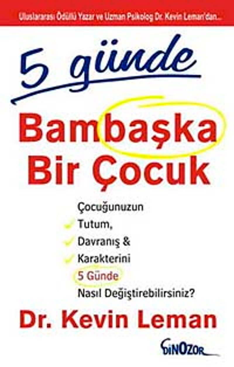 5 Günde Bambaşka Bir Çocuk kitap kapağı